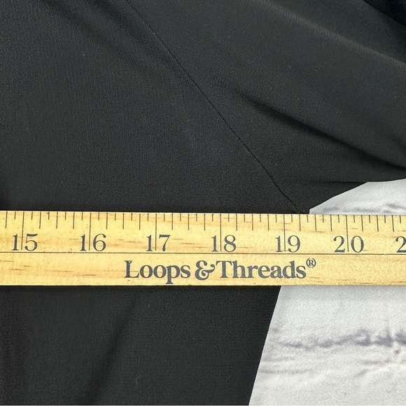 Vintage Jean Paul Gaultier Femme Embroidered Midi Dress US 8 Black LBD Y2k 90s - Picture 10 of 14